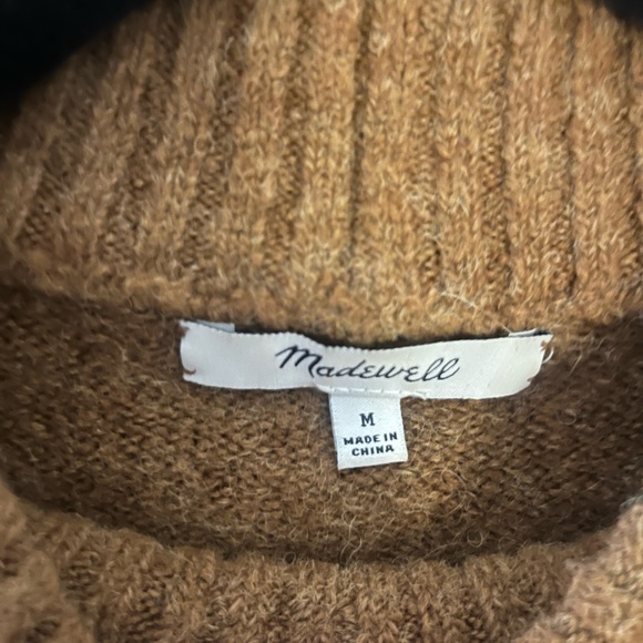 Madewell Brown Wool Turtleneck Sweater - Picture 3 of 3
